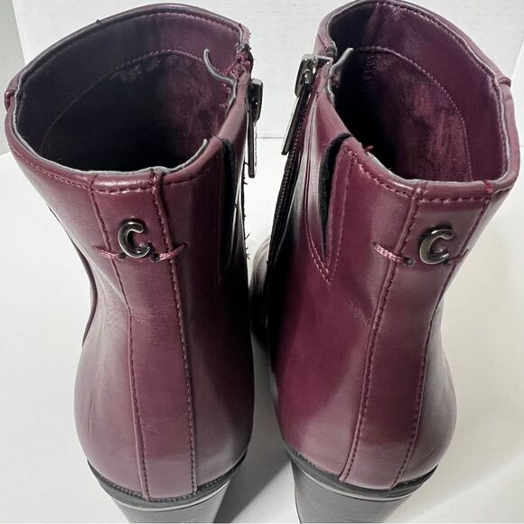 Circus by Sam Edelman Cal Womens Deep Plum Ankle Boots Size 8.5 M - Picture 4 of 7